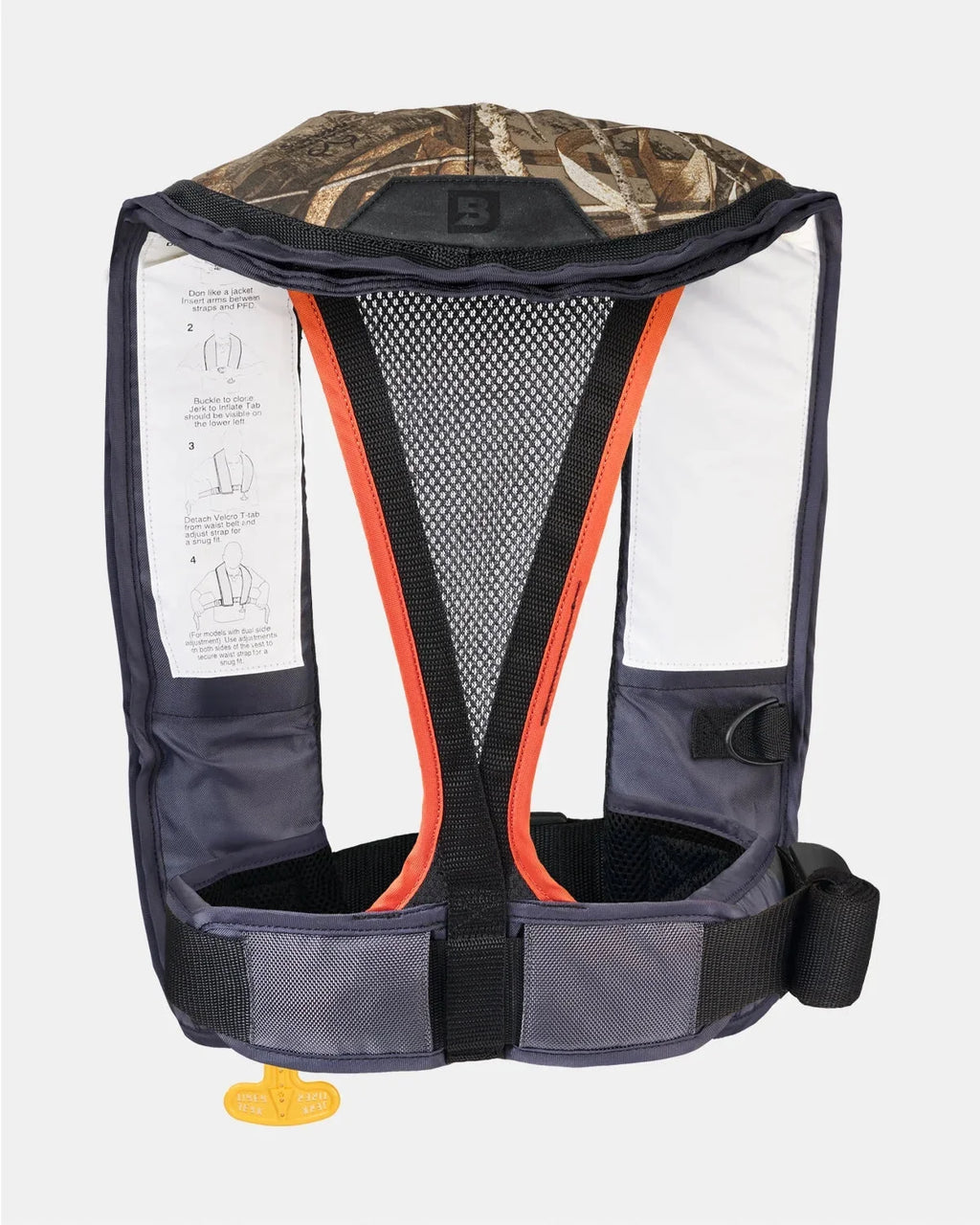 Bluestorm Gear Atmos 40 Automatic/Manual Inflatable PFD Life Jacket for Adults - Realtree Max5 Camo