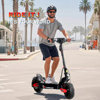 Off Road Electric Scooter For Adults, 1200W, 11 in Tires, 330 lb Load - GT06