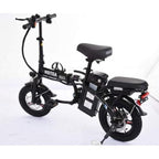 Folding Electric Bike 250W, 14 Inch, LCD Display, Removable Battery, Dual Disc Brake, Black